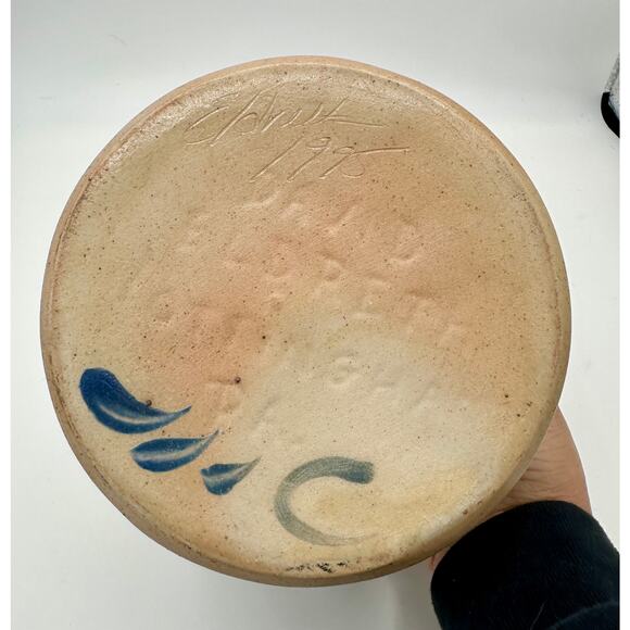 1995 Vintage Signed Eldreth Pottery 4pc Cannister Set - Picture 6 of 16